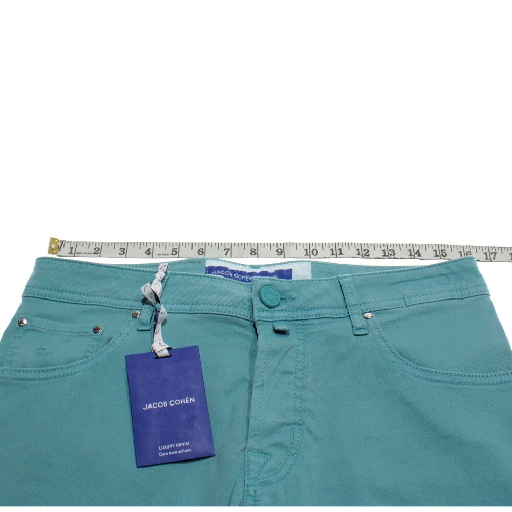 Jacob Cohen NWT 5 Pocket Jeans Size 32 US Slim Fit Nick in Blue Cotton
